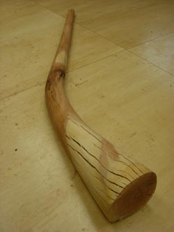 making an wooden didgeridoo