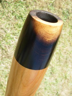 wooden didgeridoo mouthpiece