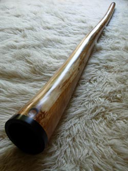 wooden didgeridoo bell